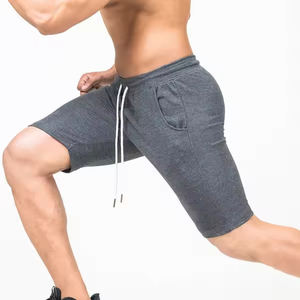 Pantalones cortos cómodos para uso doméstico, pantalones cortos con cintura elástica y cordón ajustable para hombre - Product Image 2