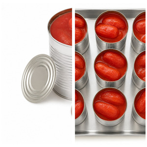 Tomates Roma de qualité supérieure, prix de gros, fabriquées au Vietnam, conformes aux normes internationales, en conserve de 30 oz, délicieuses et très vendues. - Product Image 1