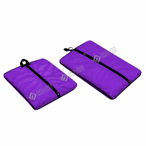 Ice Hockey Custom Purple Polyester Lightweight Eco-Friendly Garment Bag Zipper Closure Reusable Clothing Storage <b>Cover</b> for Suit - Product Image 3
