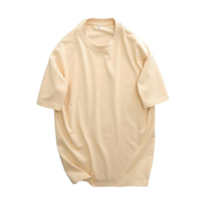 Camisa de algodón beige natural para hombre Algodón puro 100 para marcas de estilo de vida ecológico - Product Image 1