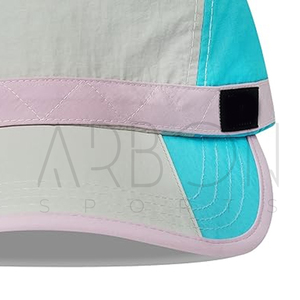 Casquettes 5 panneaux personnalisées Techwear d'extérieur, nouvelle collection, avec visière plate et sangle réglable, coloris pastel, prix de gros - Product Image 6