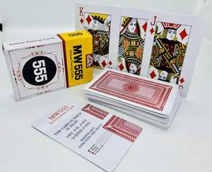 Juego de cartas mágicas Magic Trick MW 555, juego de 2 cartas de póquer rojas con marca de espía, fácil identificación de las cartas desde el reverso - Product Image 5