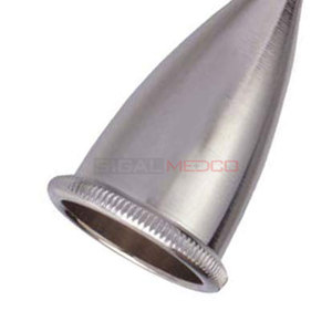 Espéculos Auriculares Gruber Quirúrgicos ORL Veterinarios, Otoscopio Ovalado para Examen Clínico y Diagnóstico Médico, de Acero Inoxidable Reutilizable - Product Image 2