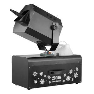 Black 2000W Wireless Remote Swing Snow Making Machine <b>Stage</b> <b>Equipment</b> <b>System</b> for Holiday Celebrations - Product Image 1