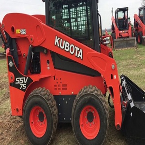 Minicargadora compacta Kubota SSV75 diésel, cargadora de ruedas, equipo potente para espacios reducidos y trabajos difíciles - Product Image 1