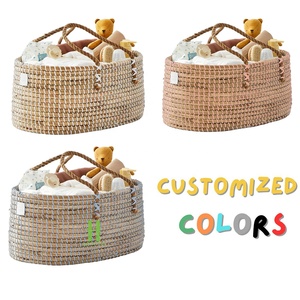 Cesta de Almacenamiento de Ropa de Mimbre Ecológica de Estilo Bohemio con Forma Natural, Divisor Hecho a Mano HNH Craft 20-35L Vietnam Buen Precio - Product Image 4