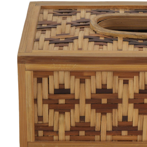 Cubierta para Caja de Pañuelos de Bambú Hecha a Mano, Ecológica, Tejida, Biodegradable y Sostenible para Hogar, Oficina y Hotel - Product Image 4