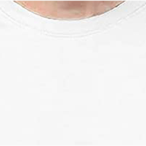 Camiseta de Cuello Redondo para Hombre, Corte Regular, Color Sólido, Algodón Jersey, Estilo Casual, Diseño Liso, Blanca, Holgada - Product Image 6