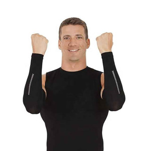 Mangas de compresión de alta calidad para levantamiento de pesas y fitness, personalizables, para entrenamiento, unisex. - Product Image 2