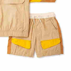 Ensemble de survêtement coupe-vent personnalisé en nylon imperméable et respirant, avec demi-fermeture éclair, coupe-vent à capuche grande taille, résistant au vent - Product Image 5