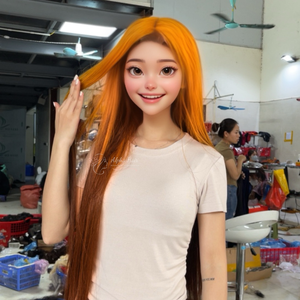Article vendu à chaud, perruques de cheveux raides, texture soyeuse douce de qualité supérieure, extensions de cheveux crus vietnamiens purs 100%, perruques sans colle - Product Image 1
