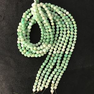 Cuentas Lisas de Crisoprasa 100% Naturales, Certificadas por IGI, Grado AA, 6-6.5mm-6-7mm, Color Verde Piedra, Fire Vivaaz Gems Jaipur - Product Image 6