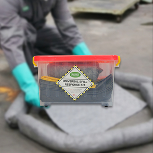 ชุดดูดซับสารเคมีอเนกประสงค์ 15 ลิตร พร้อมกล่องใส พกพาสะดวก สำหรับควบคุมการรั่วไหลของน้ำมัน สารเคมี และของเหลว ใช้ในอุตสาหกรรม - Product Image 3