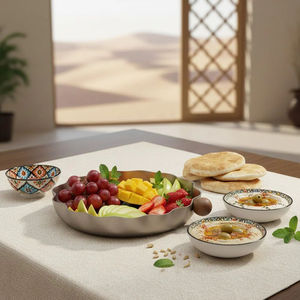 Bandeja de Servir Ovalada Negra de Calidad Deluxe, Plato Decorativo para Frutas, Vajilla para Cocina y Comedor, Suministros para Restaurantes - Product Image 2