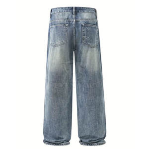 Pantalones casuales de pierna ancha para hombre, pantalones de corte relajado, estilo urbano moderno, ropa cómoda para el día a día - Product Image 2