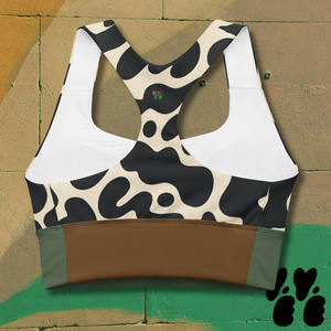 Sujetador Deportivo de Yoga para Mujer, con Logotipo Personalizado, Camuflaje, Alto Soporte, Color en Contraste, Estilo Deportivo, Doble Capa, Sin Ajustes - Product Image 3