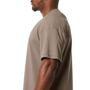 Camiseta de Hombre de Corte Holgado, Lisa, Teñida, 100% Algodón, Manga Corta, Transpirable, Informal, Peso de la Tela 300 Gramos - Product Image 5