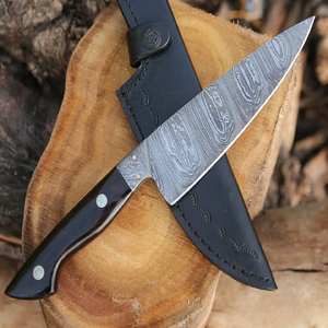 Couteau de Chef Haut de Gamme LEGACY BLADES en Acier Damas, Manche en Bois, Tranchant comme un Rasoir, Couteau de Cuisine Culinaire, Vente Directe Usine - Product Image 1