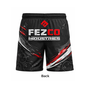 Shorts de Malla Elástica de Cintura Alta, de Poliéster/Algodón, Secado Rápido, Transpirables, en Diferentes Colores y Diseños - Product Image 3