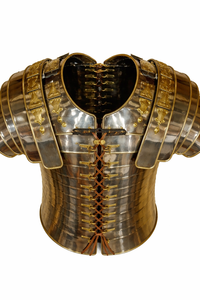 Lorica Segmentata Médiévale Romaine en Acier Doux avec Finitions en Laiton, pour Cosplay, Reconstitutions Historiques, Armure de Chevalier, Costume Fait Main, Cadeau d'Halloween - Product Image 3