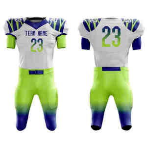Uniforme de Fútbol Americano Sublimado Suave de Primera Calidad al por Mayor, Económico, de Alta Calidad, Más Vendido, en Oferta, para Hombre - Product Image 1