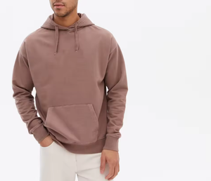 Sudadera con capucha 100% algodón al por mayor, transpirable/antibacteriana para hombre - Product Image 2