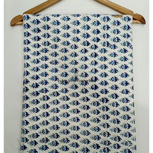 Tela de Algodón Cambray Estampada a Bloques 60x60, Tela de Algodón con Estampado Tradicional Jaipuri - Product Image 4