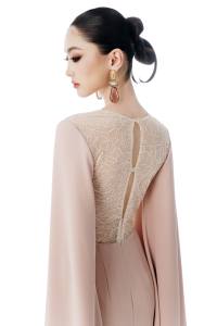 Robe REGAL WINGS _ robe de soirée de luxe haute couture de la marque locale vietnamienne - Product Image 3