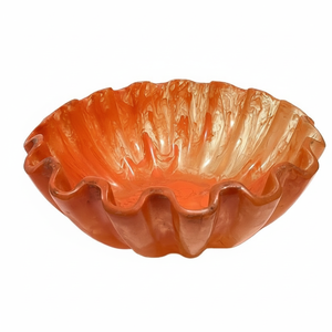 New Arrival Epoxy Resin Serving <b>Bowl</b> For Salad Fruits Soup & <b>Snacks</b> Dinnerware Flower Design Luxury Serving <b>Bowl</b> For Kitchenware - Product Image 2