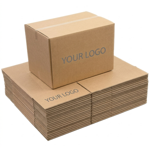 Disposable Kraft Paper Boxes with Gold Foil Printing Premium Eco Mobile Phone <b>Accessories</b> Smart Electronic Gadget Packaging Box - Product Image 3