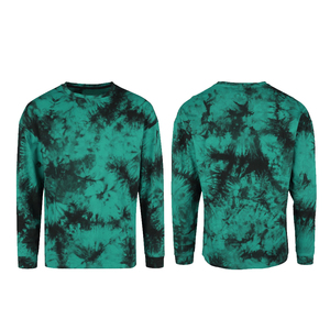 Sweat-shirt à col rond pour homme, tendance 2026, sublimation tie-dye, couleur unie, pour l'hiver, vente en gros - Product Image 2