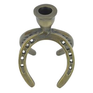 Brass Antique Horse <b>Shoe</b> Candle Stand Heat Resistance Equestrian Style Candle <b>Holder</b> Hot Sell - Product Image 6