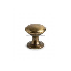 Minimalist Antique <b>Brass</b> Iron Cabinet Knob 22mm Round <b>Drawer</b> <b>Pull</b> Modern Cupboard Handle Furniture Hardware Bulk Supply - Product Image 4