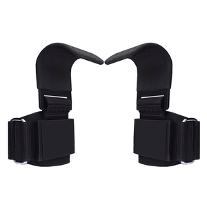 Correas de Levantamiento Ajustables con Cierre para Gimnasio, Levantamiento de Pesas, Soporte de Muñeca Unisex de Nailon, Elasticidad Moderada, Rojo y Negro - Product Image 2