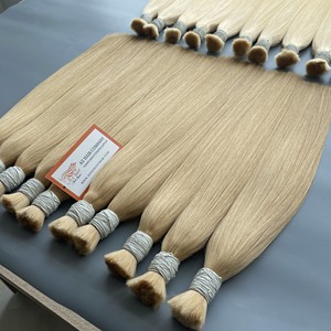 Extensiones de cabello humano a granel alineadas con cutícula completa de alta calidad Cabello vietnamita crudo sin procesar Buen precio - Product Image 4