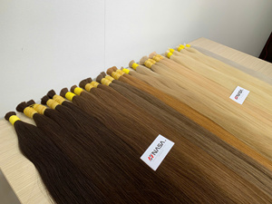 Extensiones de Cabello Virgen Vietnamita Nasa Hair Super Double Drawn, 100% Naturales, de 22-30 Pulgadas, Color Rubio Oscuro a Claro, Venta al Por Mayor - Product Image 5