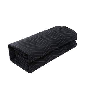 Manta Acústica Extra Grande de 96\" x 80\" con Ojales, Aislante de Sonido, Negra, Bloqueadora de Luz, para Puerta - Product Image 1