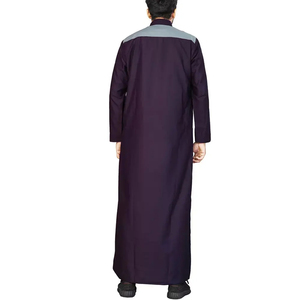 High Quality Material Haramain <b>Men</b> Islamic Clothing Saudi Muslim Jalabya <b>Thobe</b> Dupattas Solid Embroidery Ramadan Prayer Dubai - Product Image 4