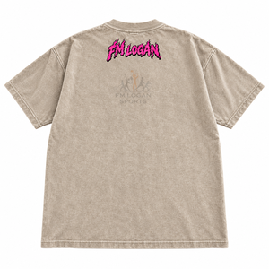 Camiseta gráfica vintage extragrande personalizada, 100% algodón, de alto gramaje, estilo streetwear, con hombros caídos, al por mayor - Product Image 2