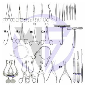 Cranial Brain Neuro Craniotomy Surgical <b>Instrument</b> Set 91PCS Basic <b>Neurosurgery</b> & Spinal Surgery Kit - Product Image 2