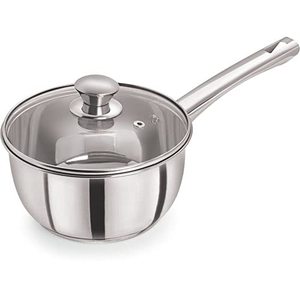 Try Ply <b>Induction</b> Base Stainless Steel Sauce Pan with Glass Lid Compatible with <b>Induction</b> Gas Stove Multipurpose Cooking - Product Image 3