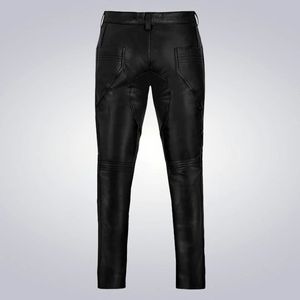 กางเกงหนังสีดำทรงตรงสำหรับผู้ชาย รุ่นฟอกซ์ฮิลล์ - Product Image 3