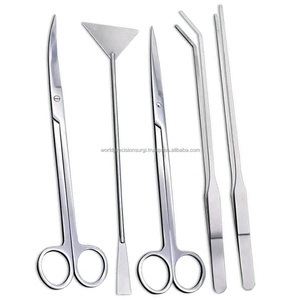 Kit d'entretien pour aquarium : Ciseaux ondulés et pinces en acier inoxydable pour la taille des plantes aquatiques – Outil manuel pour aquascaping - Product Image 6