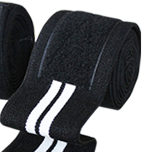 ปลอกแขนศอกแบบปรับได้คุณภาพสูง ออกแบบเองได้ ลายทางสองสี สำหรับผู้ใหญ่ พร้อมสายรัดแบบห่วง ขายส่ง - Product Image 4