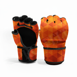 MMA Apparel Safety Equipment Sparring Gloves Boxing Training Grappling Punching Shock Absorbing <b>Foam</b> <b>Padding</b> Wrist Support Glove - Product Image 2
