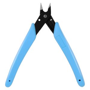 Hair Extension Pliers Metal Blue Handles Double Rubber Grip Micro Bead Closer Tool For Installation And Removal <b>Cutter</b> - Product Image 1