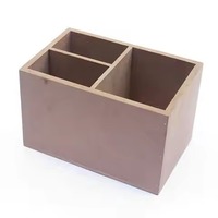 Nieuwste Aankomst Nieuwe Look Elegante Duurzame Multifunctionele Houten Lepelhouder Bestek Servet Houder Keukenhulpje Hoog