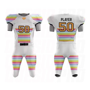 Jersey de Fútbol Americano de Alta Demanda a Precio de Mayoreo, Transpirable, Antibacterial, Diseño Personalizado, Uniforme de Fútbol Americano al por Mayor - Product Image 1