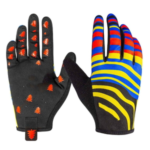 ELIXE Gants de course à doigts entiers en nylon antidérapants et respirants pour le cyclisme en plein air, fermeture à boucle et crochets unisexe - Product Image 2