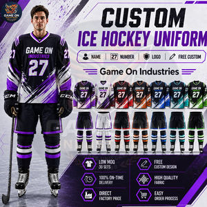 Customizable Professional Ice Hockey Uniforms Full Sublimation Team Apparel Sets with Personalized Names Numbers and Logos - Product Image 2